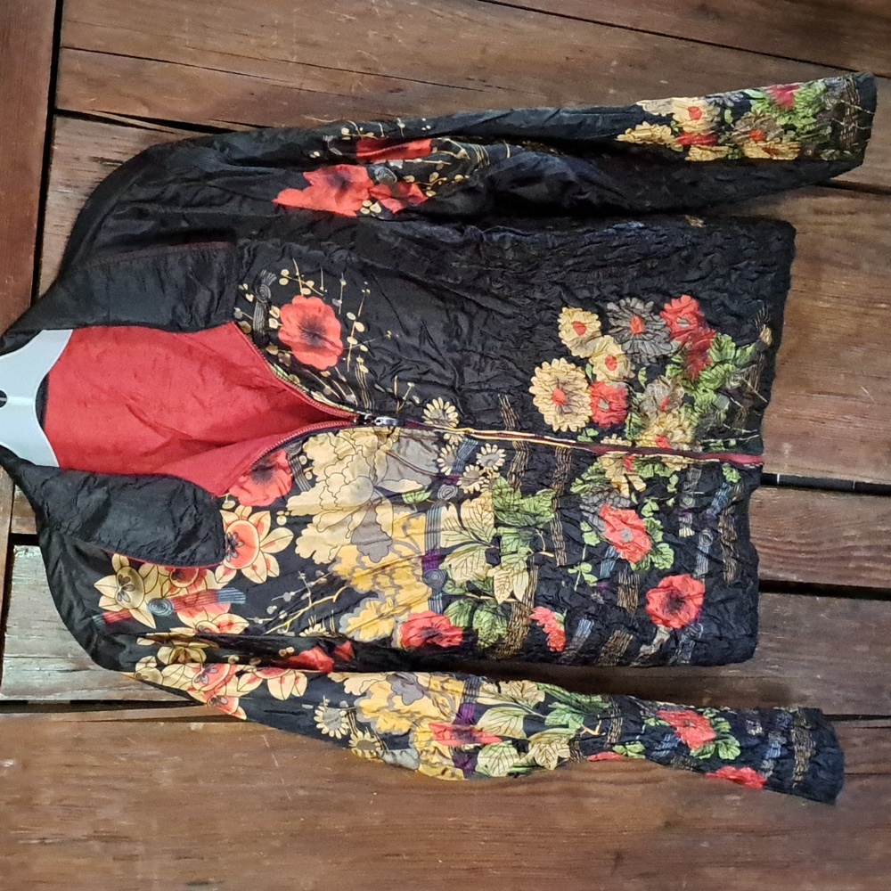 Ubu Reversible Red/Pattern Jacket - image 1